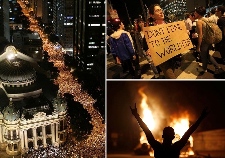 Piala Dunia 2014 Diprotes Warga, FiFA `Ngotot` di Brazil